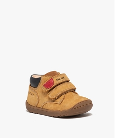 chaussures premiers pas bebe en cuir - geox jauneF674301_2