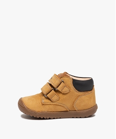 chaussures premiers pas bebe en cuir - geox jauneF674301_3