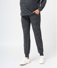 pantalon de grossesse jogger en maille douce grisF708701_1