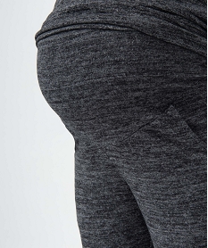 pantalon de grossesse jogger en maille douce grisF708701_2