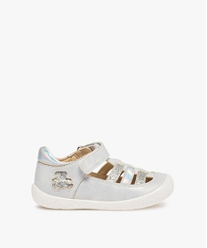 GEMO Ballerines bébé fille à brides multiples – LuluCastagnette argente