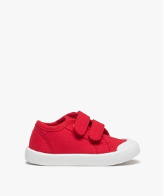 GEMO Tennis bébé garçon en toile à bout renforcé rouge standard