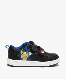 GEMO Baskets garçon à scratchs Pikachu – Pokémon Noir