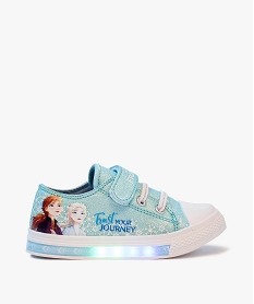 GEMO Tennis fille en toile à semelle lumineuse – Reine des Neiges bleu standard