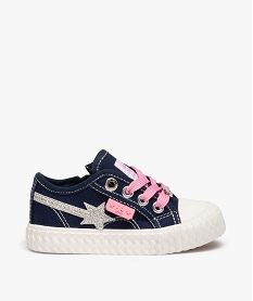 GEMO Tennis fille en toile zippées à bout renforcé - LuluCastagnette Bleu