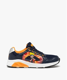 GEMO Baskets garçon multicolores à lacets - Naruto Bleu
