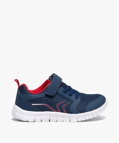GEMO Baskets garçon running en mesh extralégères Rouge