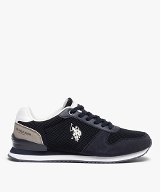 GEMO Baskets homme en mesh à lacets – US Polo Assn Bleu