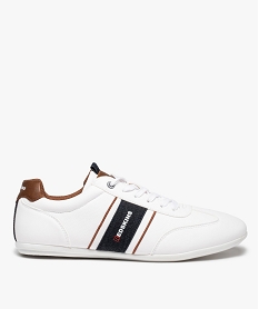 GEMO Baskets homme à lacets et semelle fine - Redskins blanc standard