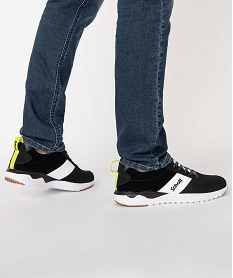 baskets homme jogger extra legeres - schott noirF749501_1