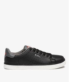 GEMO Baskets homme tige basse unie à lacets – Lee Cooper Smart noir standard