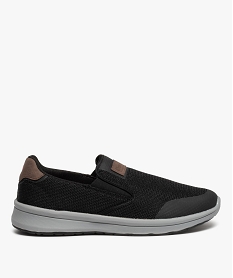 mocassins homme confort en mesh - wellness noirF752601_1