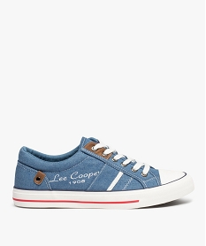 GEMO Baskets homme en toile délavée – Lee Cooper bleu standard