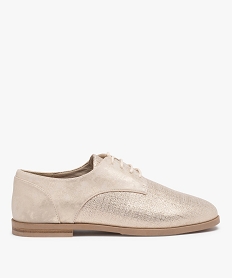 LING.HAUT GRIS CHAUSSURE PLAT DORE