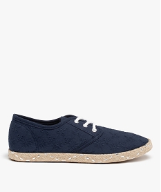 SWEAT ECRU CHAUSSURE PLAT NAVY