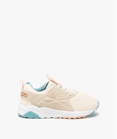 GEMO Baskets fille en mesh à lacets élastiques - Kappa San Puerto Beige