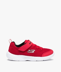 GEMO Baskets garçon unies en mesh - Skechers Mini Wanderer Rouge