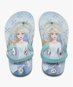 GEMO Tongs fille imprimées à bride – La Reine des Neiges bleu standard