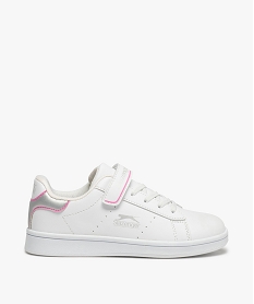 GEMO Tennis fille à lacets élastiques et scratch - Slazenger York rose chine