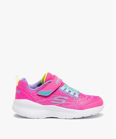 baskets fille en mesh et fils brillants - skechers snap sprints roseF789201_1