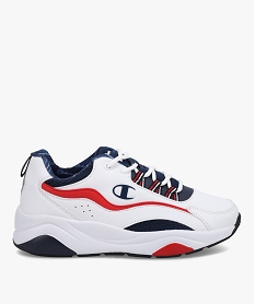 GEMO Baskets garçon running tricolores – Champion Recess Rouge