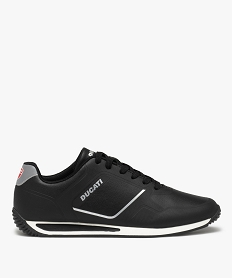 GEMO Baskets homme bicolores à lacets – Ducati New Split noir vif