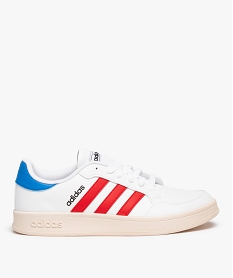 GEMO Baskets homme style rétro tricolores – Adidas Breaknet Rouge