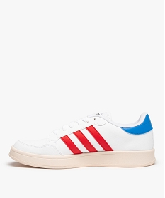baskets homme style retro tricolores - adidas breaknet blancF794601_3