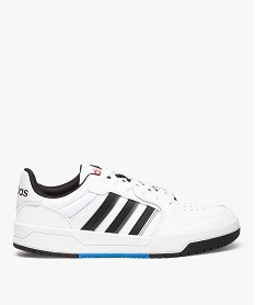 GEMO Baskets homme bicolores à lacets – Adidas Entrap blanc standard