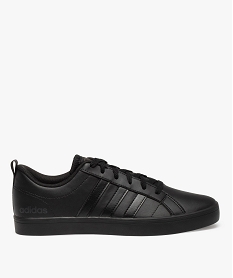 GEMO Baskets homme unies à lacets – Adidas VS Pace noir vif
