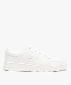 GEMO Baskets homme unies à lacets – Champion Rebound blanc standard
