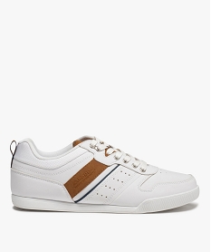 GEMO Baskets homme à détails contrastés - Kappa Lodam Blanc