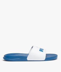 GEMO Mules de piscine homme bicolores - Puma Popcat Bleu