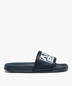 GEMO Mules de piscine homme bicolores - Airness Bleu