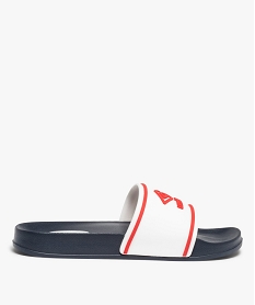 NU-PIED MARINE / ROUGE MULE BLEU/BLANC