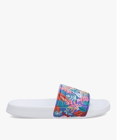 GEMO Mules de piscine femme décor végétal - Kappa Multicolore