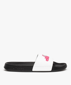 GEMO Mules de piscine femme avec logo en relief - Ellesse Blanc