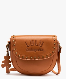 sac besace enfant a clous - lulucastagnette brunF809001_1