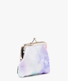 porte-monnaie enfant tie-and-dye avec licorne brodee multicoloreF810701_2