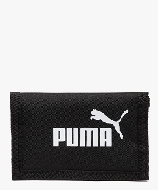 GEMO Portefeuille homme en textile 3 volets à fermeture scratch - Puma noir standard