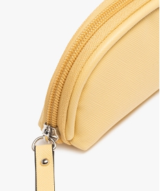 porte-monnaie femme avec fermeture zippee jauneF813501_2