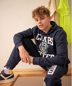 GEMO Sweat homme à capuche avec motif XXL – Camps United Bleu