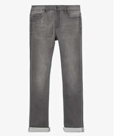jean coupe regular homme gris jeans regularF833101_4