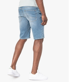 bermuda homme en jean delave bleu shorts en jeanF833401_3