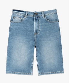 bermuda homme en jean delave bleu shorts en jeanF833401_4