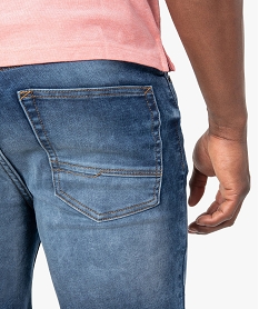 bermuda homme en jean delave gris shorts en jeanF833601_2