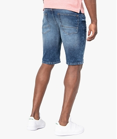 bermuda homme en jean delave gris shorts en jeanF833601_3
