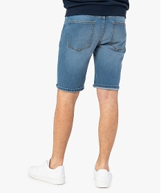 bermuda homme en jean bleu shorts en jeanF833901_3