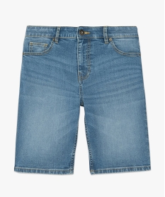 bermuda homme en jean bleu shorts en jeanF833901_4