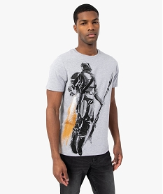 GEMO Tee-shirt homme à motif - Star Wars Gris